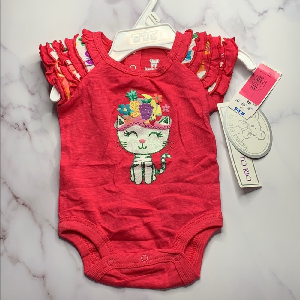 🌸Koala Baby Newborn Fruit Cat Onesie